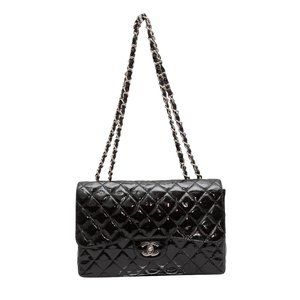 Black Chanel 2006-2009 Medium Timeless Classique Flap Bag
